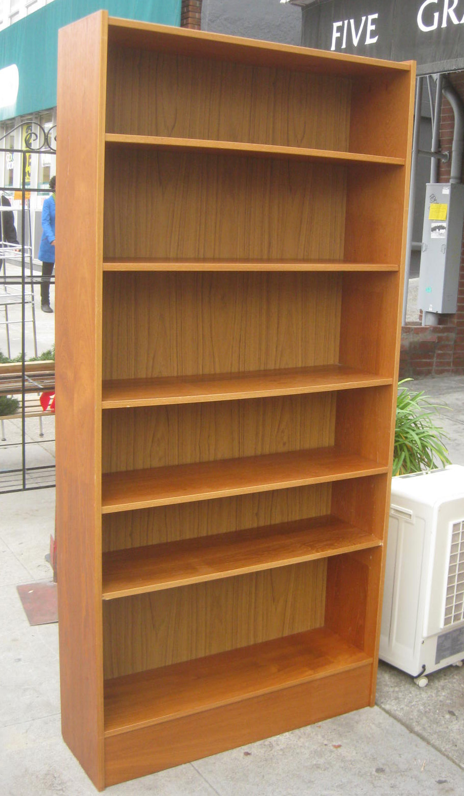 Sold teak bookcase 50