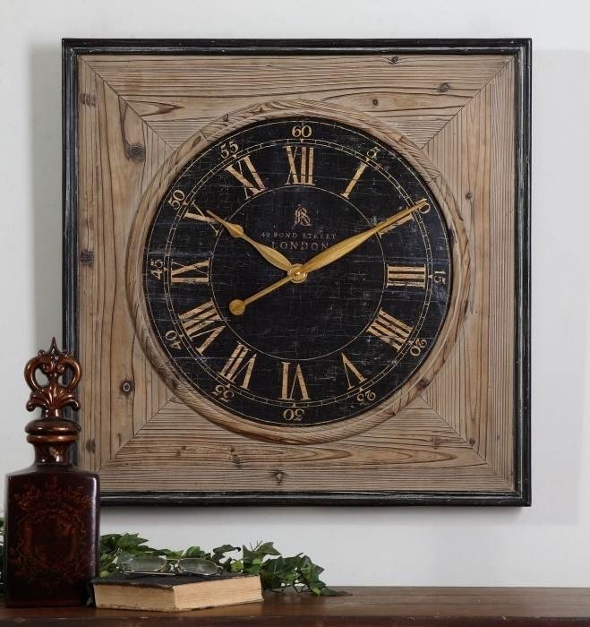 Square wall clocks large 1