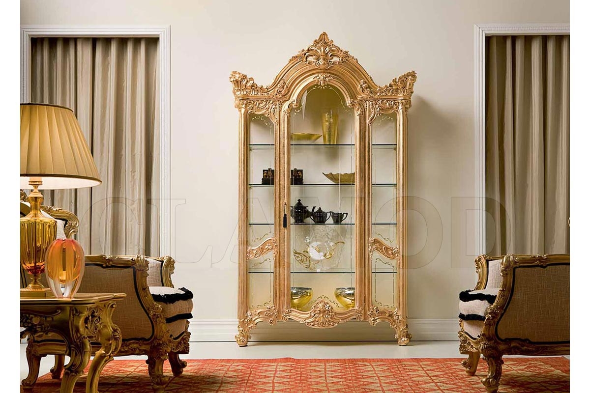 Victorian curio cabinet art 9971 i door glass cabinet with