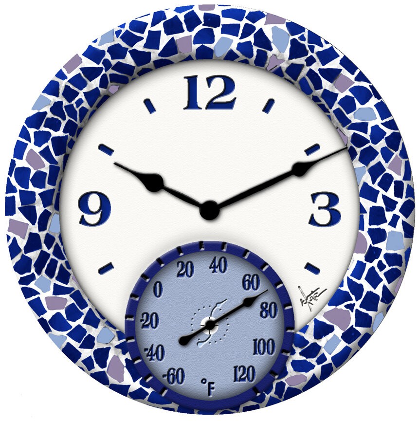 24 outdoor clock