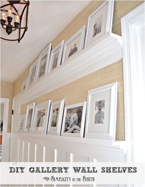 Crown molding ledge