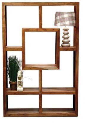 Exotic asian acacia straight bookcase peking