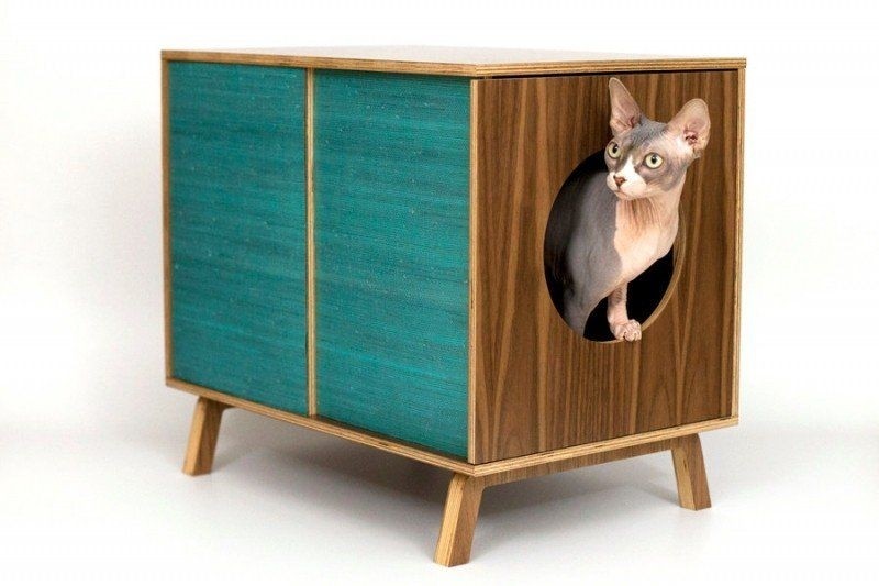 Mid Century Modern Cat Furniture Litter