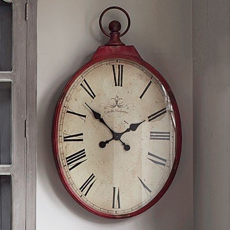 Pocket watch style clock