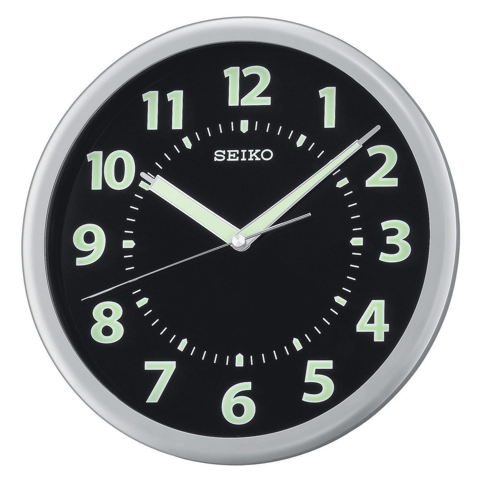 Seiko glow in the dark qxa435slh 10 25 in wall