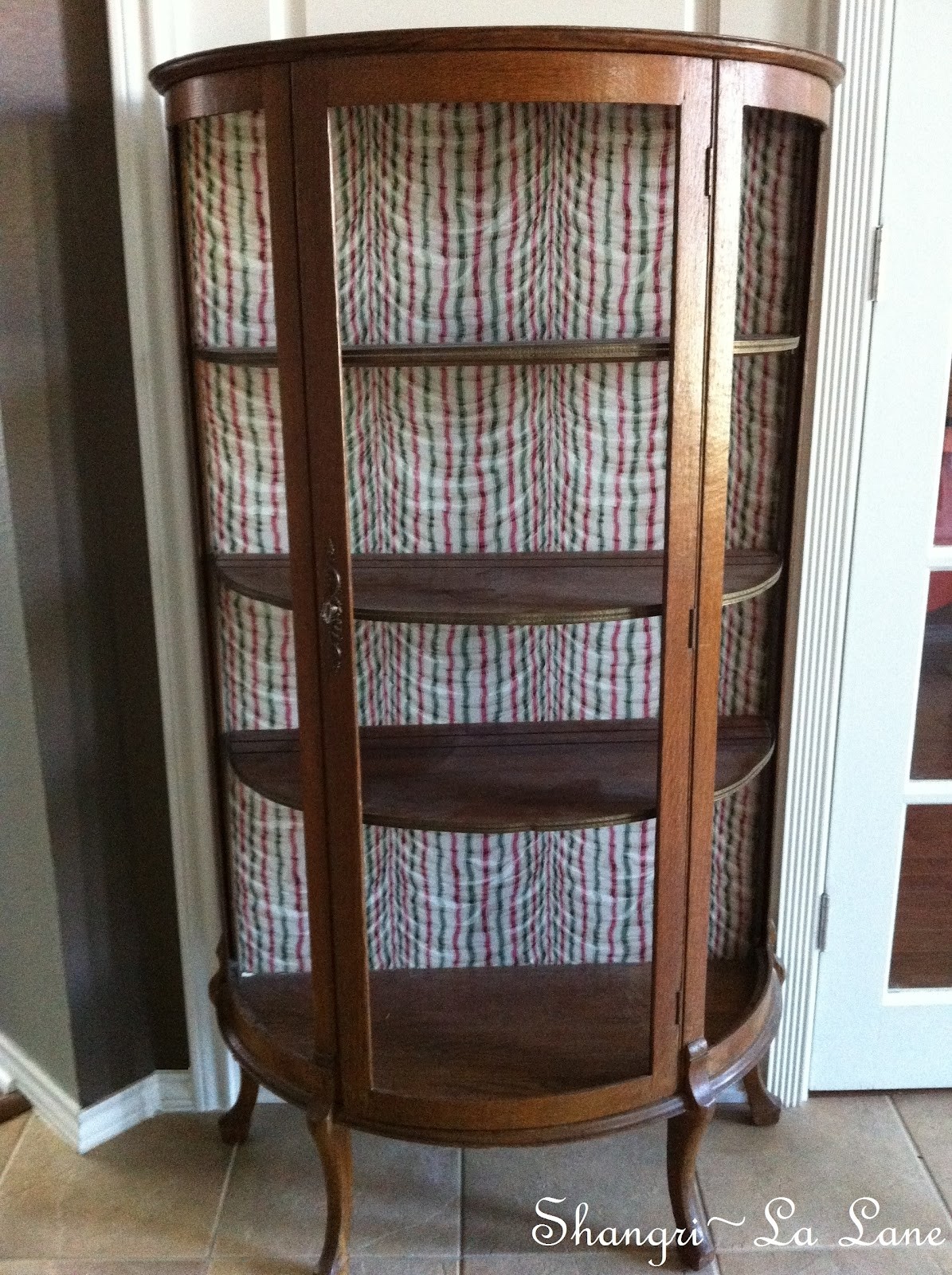 Antique curio cabinet 2