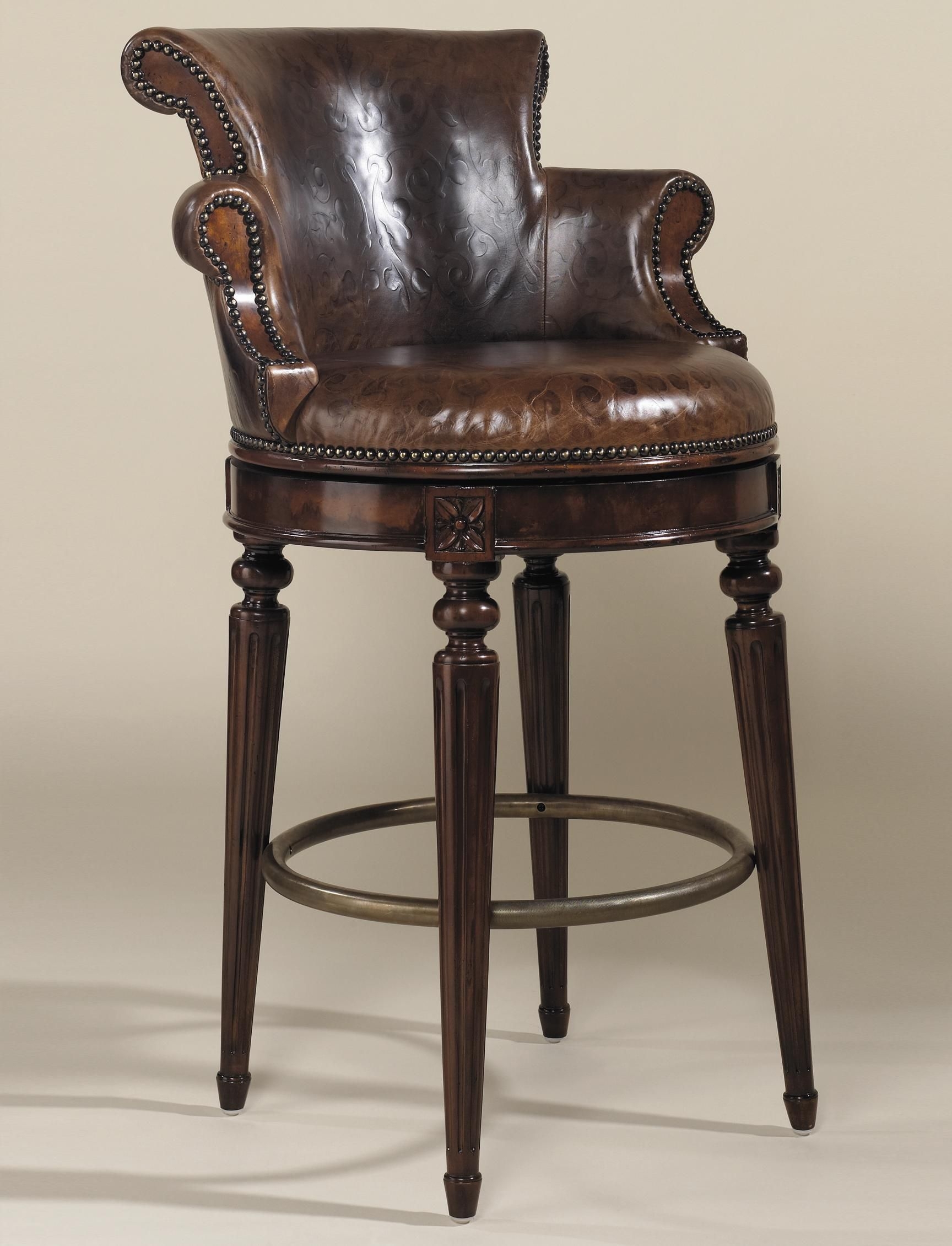 Leather Bar Stools With Backs