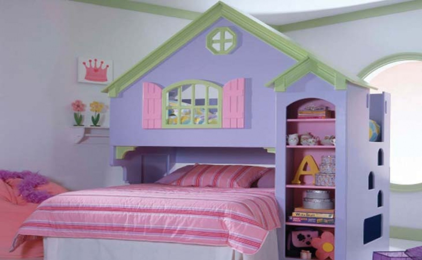 Castle bunk bed