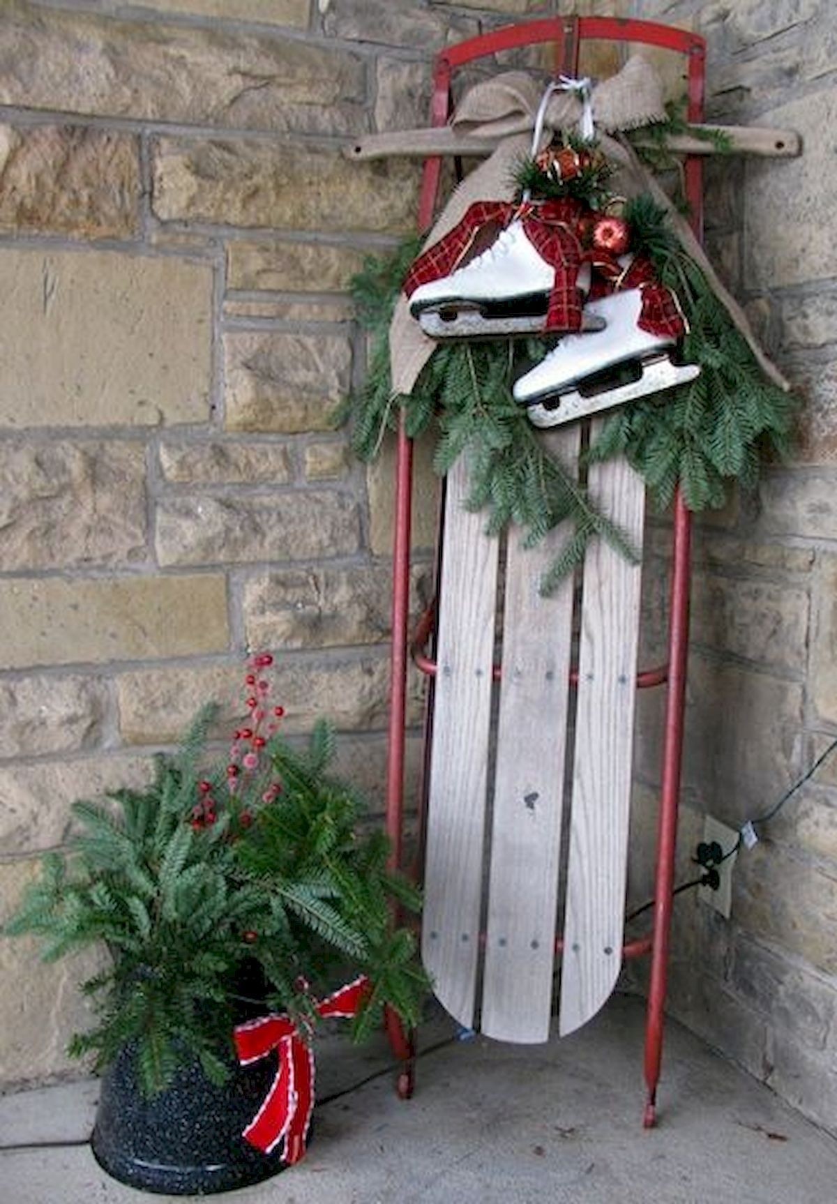 Christmas sled