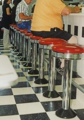 Click here for another counter stool installation photo
