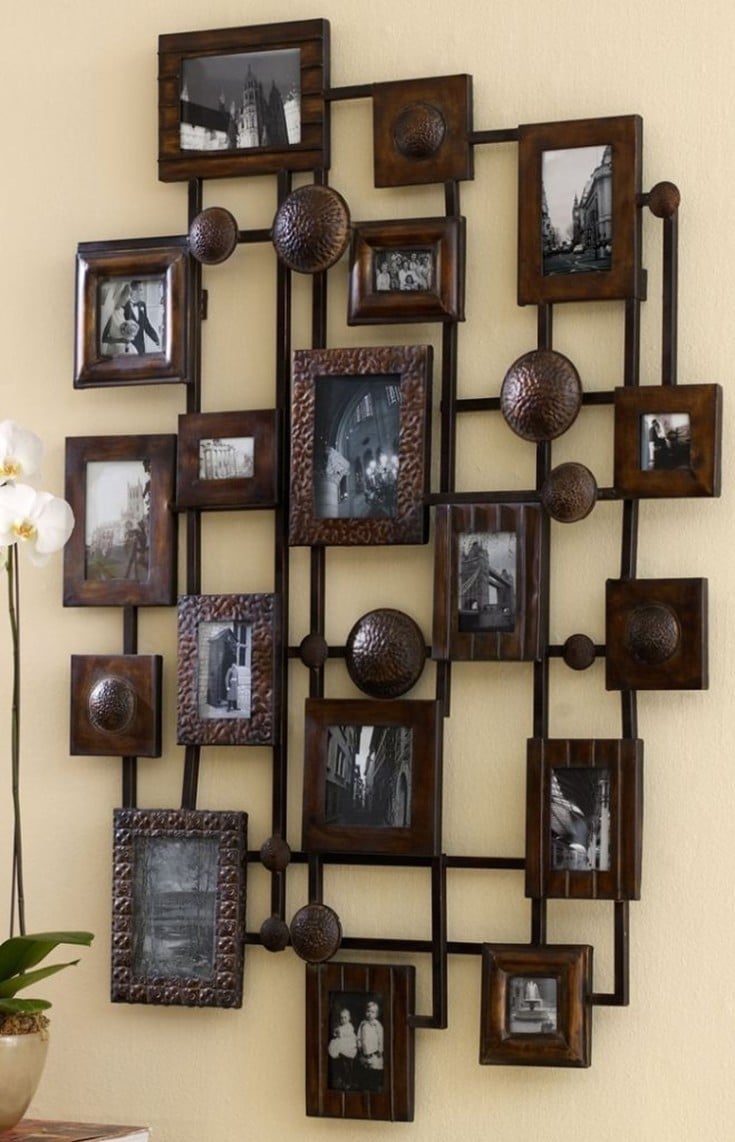 Extra Large Metal Multi Photo Collage Frame