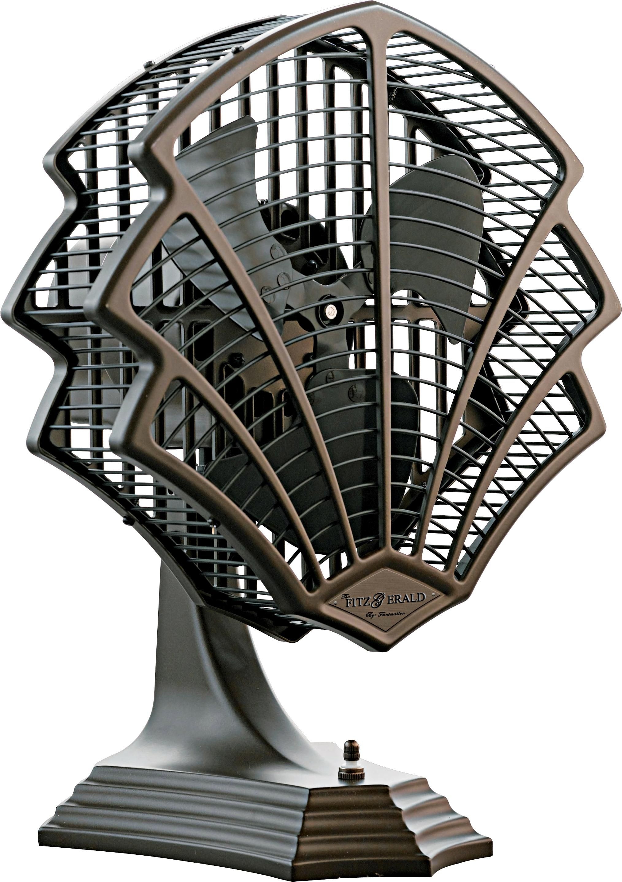Fanimation of6320ob art deco retro table or wall mount 3