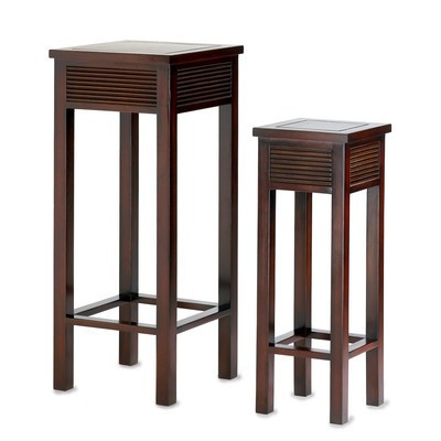 Indoor wooden plant stands 14