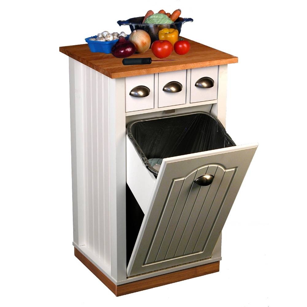 Kitchen trash can storage