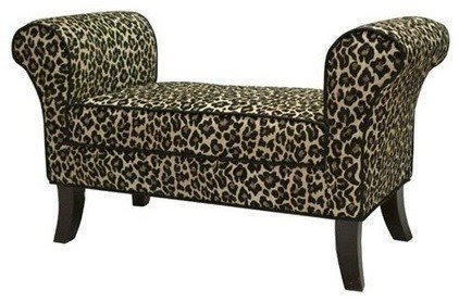 Leopard print bench 1