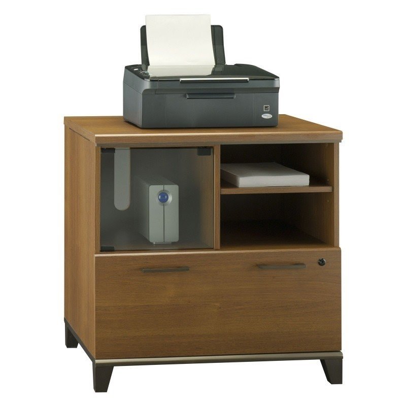 Oak printer stand 3