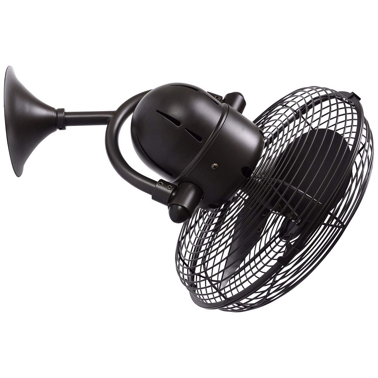 Retro metal desk fan