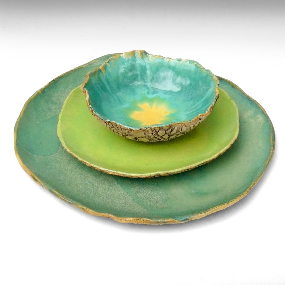 Rustic Stoneware Dinnerware Handmade