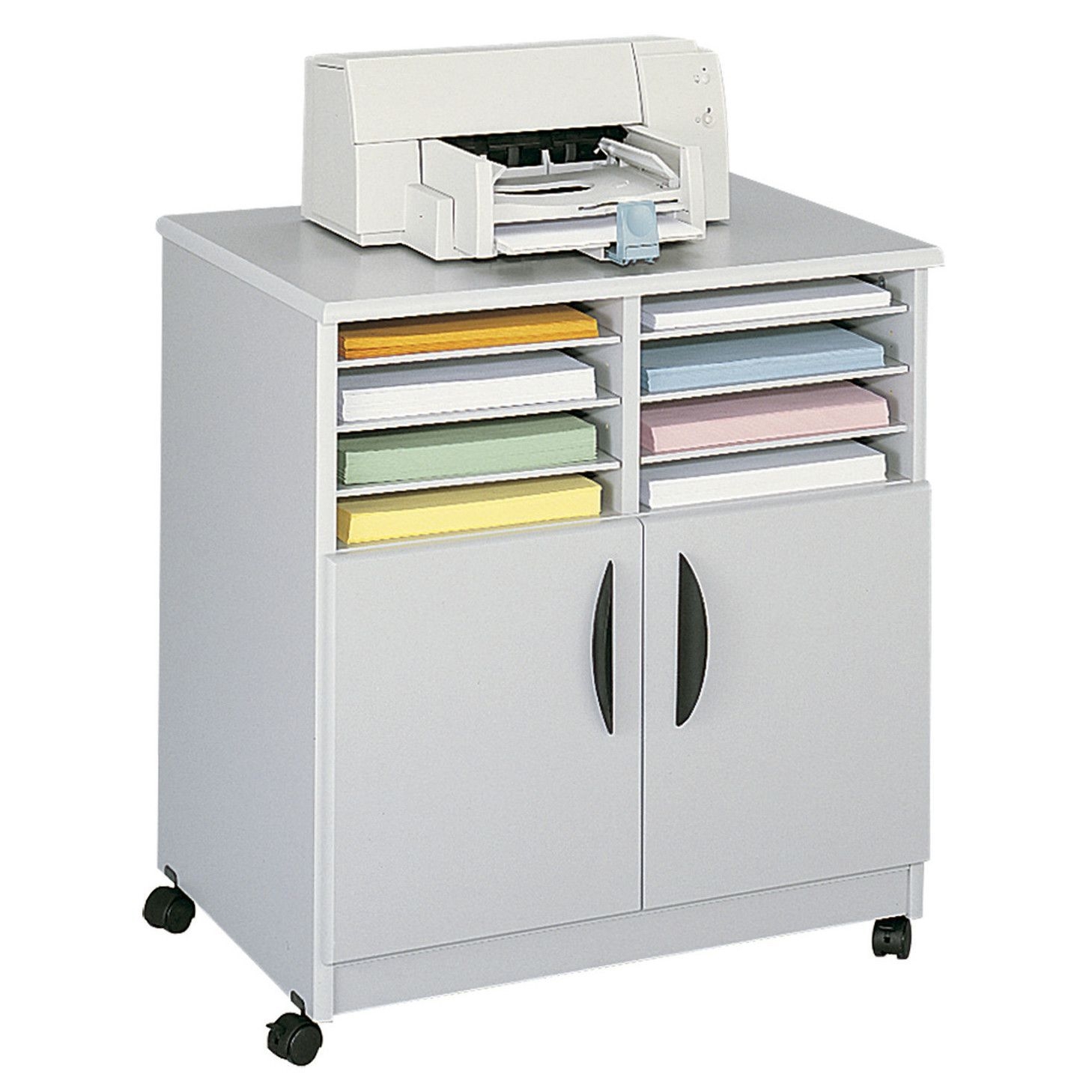 Safco Mobile Machine Stand with Sorter