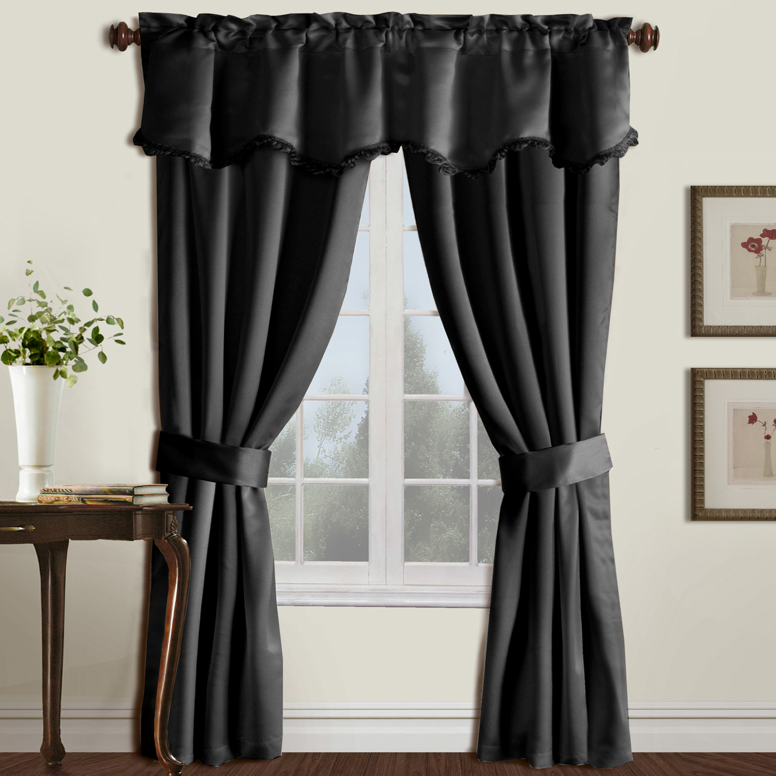 United Curtain United Curtain Burlington 5 Piece Window Curtain Set