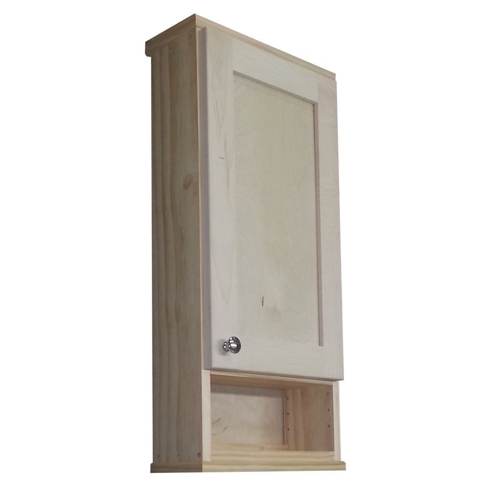 Wg Wood Products Shaker Series 15 X 31.5 Surface Mount Medicine Cabinet Shk 430 6s