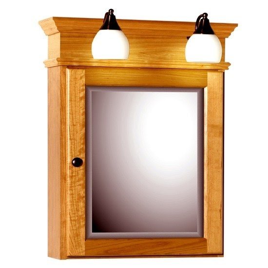 Wood medicine cabinets surface mount