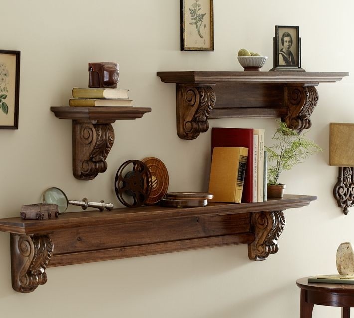 Architectural bracket shelf