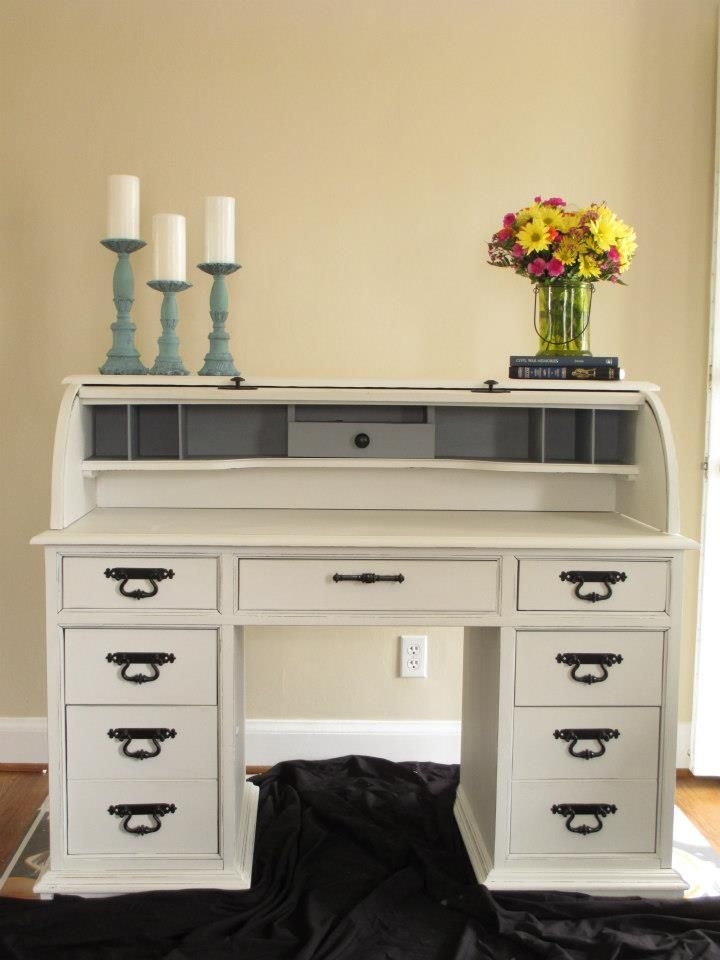 Black roll top desk 16