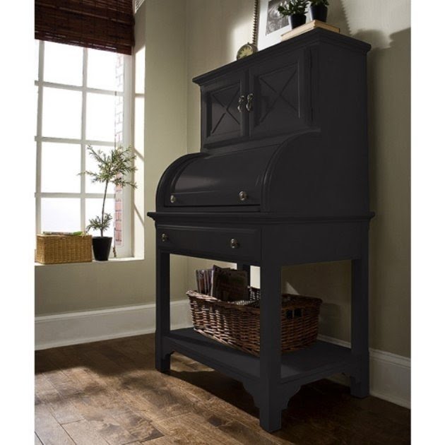 Black roll top desk 17