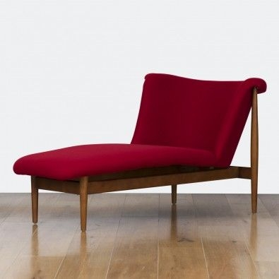 Burgundy chaise lounge 12