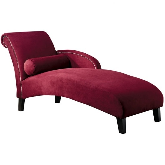 Burgundy chaise lounge 18