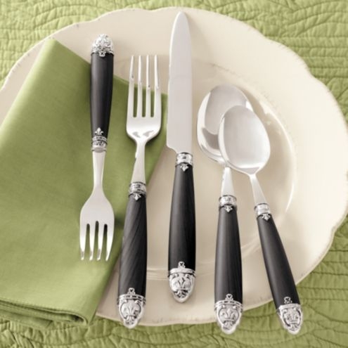 Chatou flatware traditional flatware by ballard designs