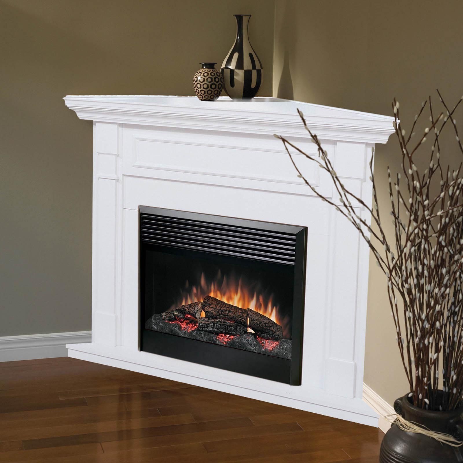 Gas corner fireplace 10