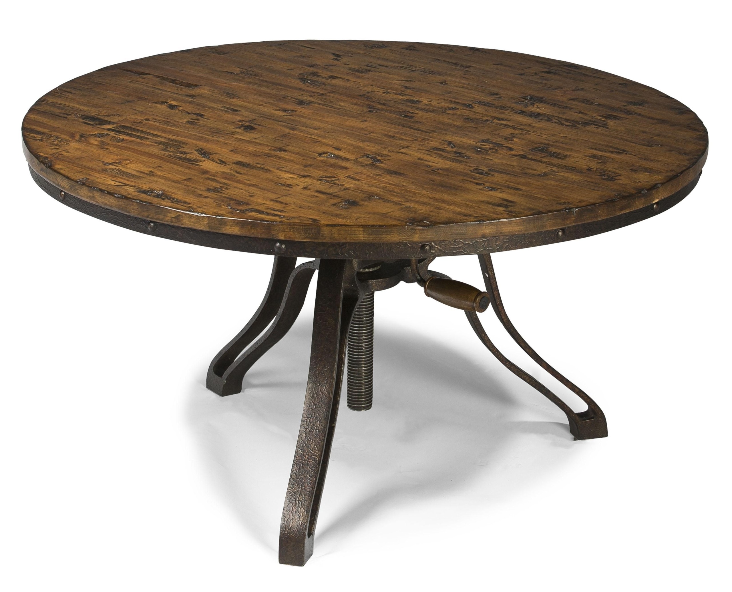 Height adjustable coffee table