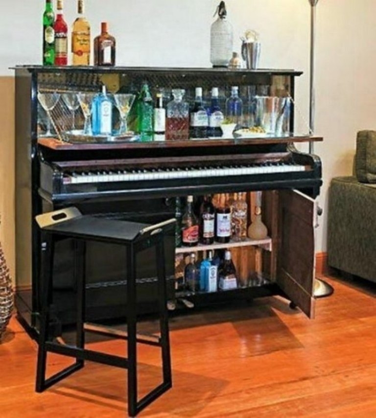 Hidden home bar ideas