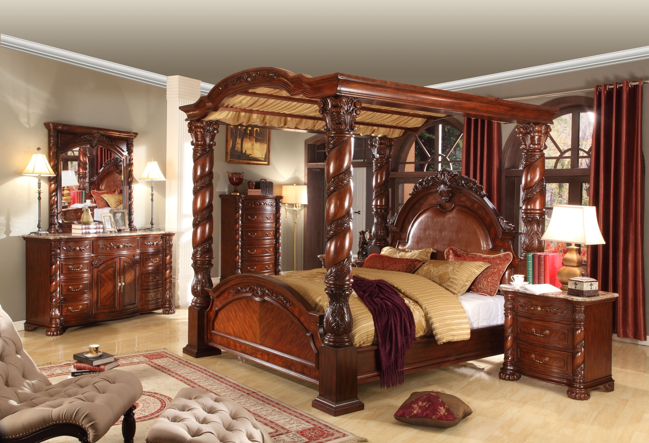 King poster bedroom sets 1