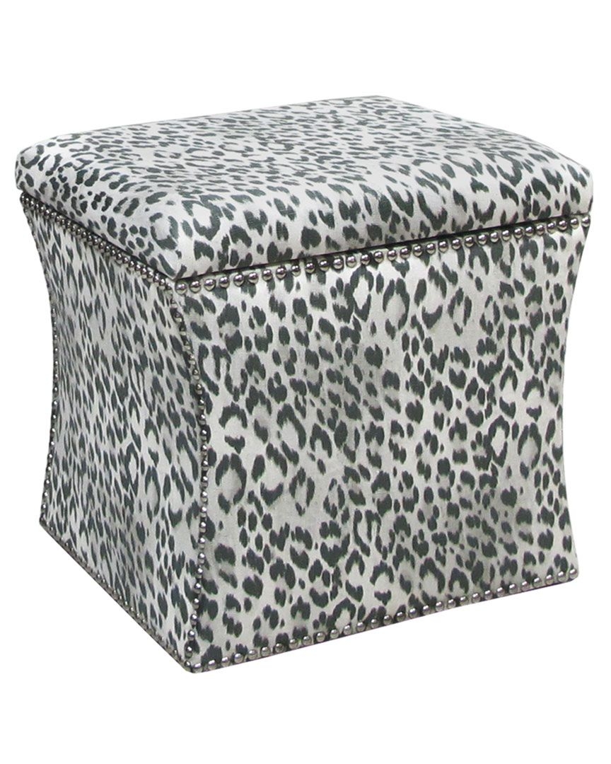 Leopard vanity stool 22