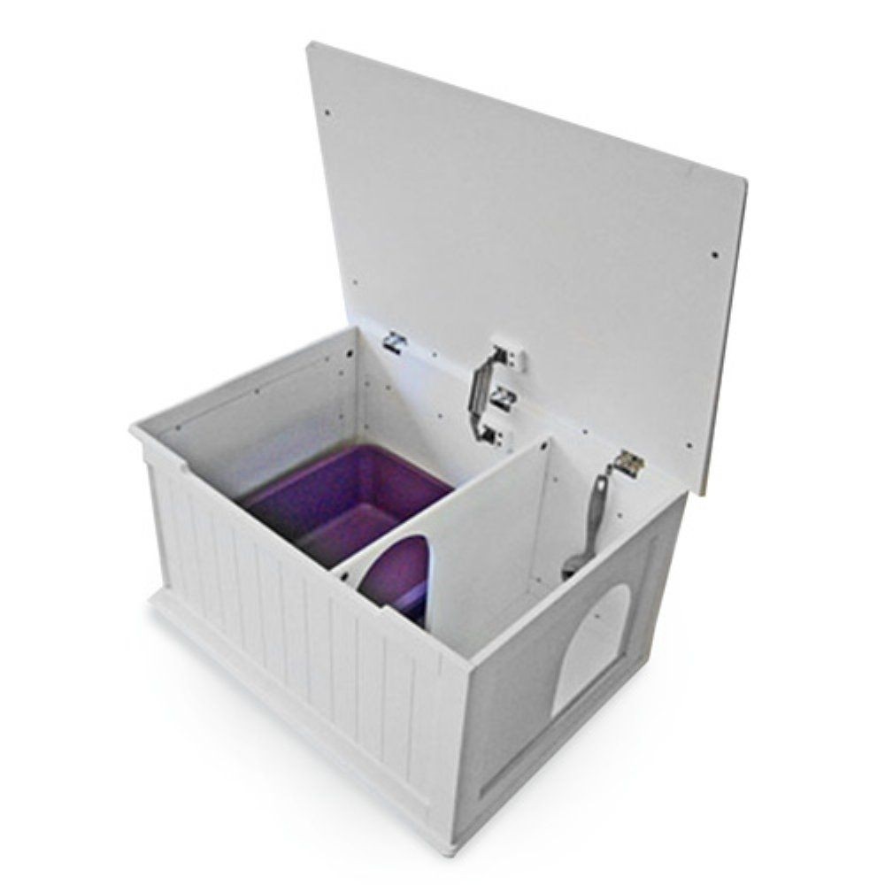 Litter box end table