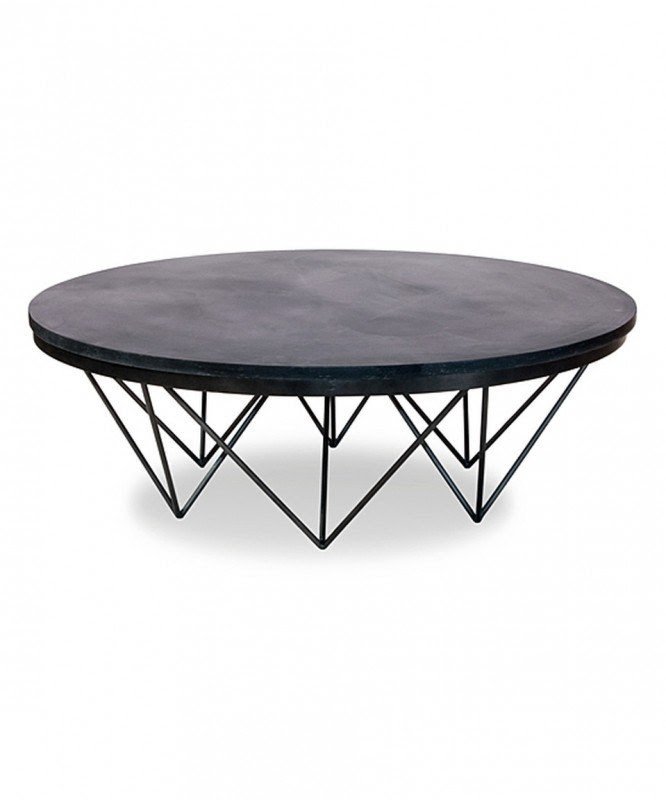 Round slate coffee table 19