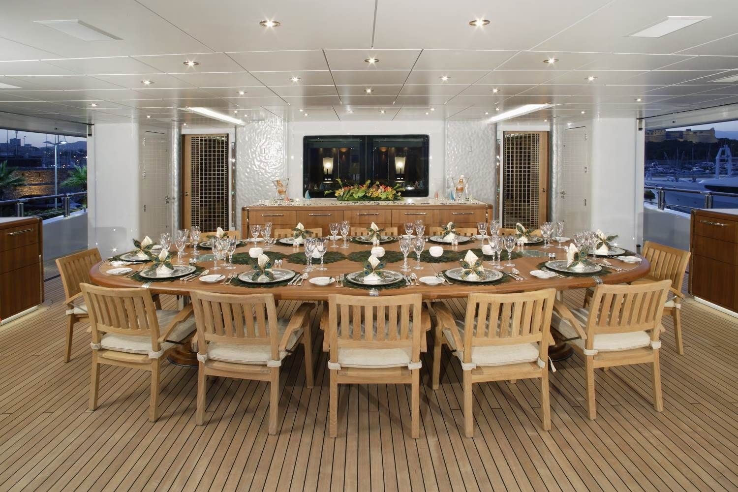Round table that seats 12