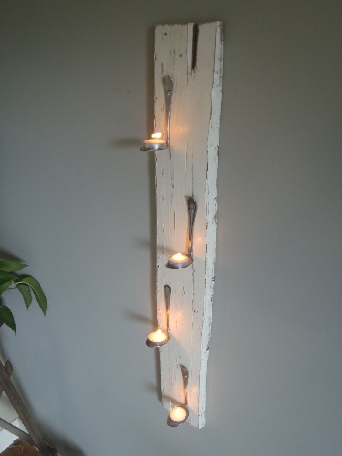 Rustic candlesticks