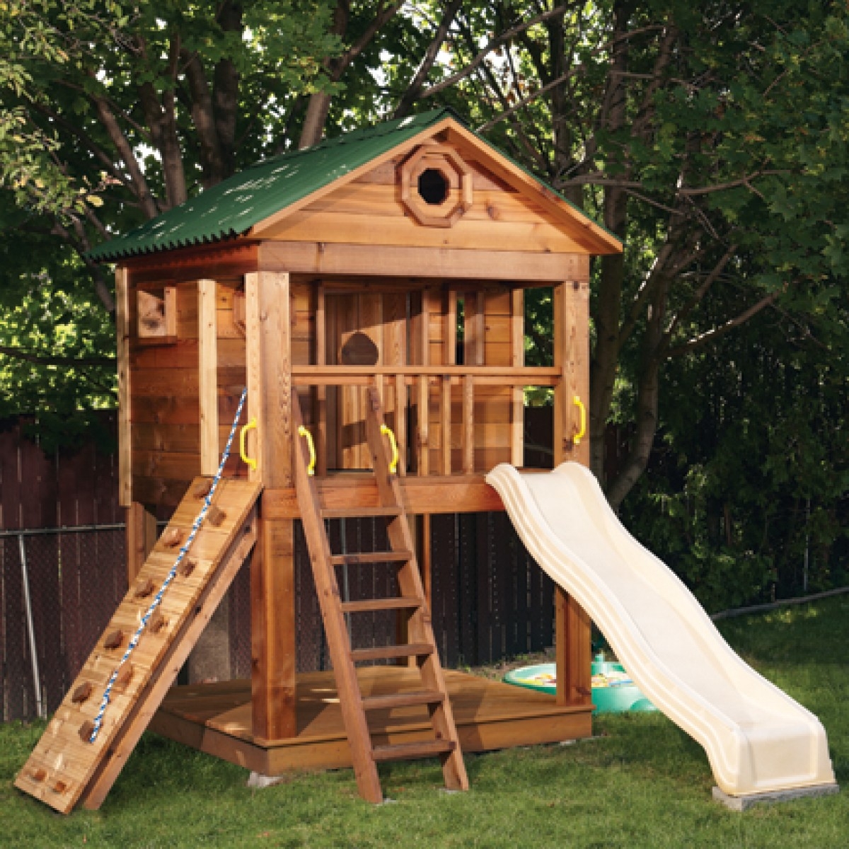 Playhouse With Slide