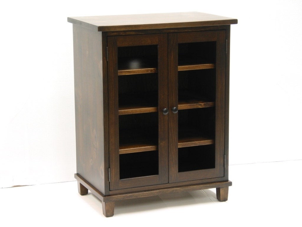 Stereo cupboard stereo cabinet with two