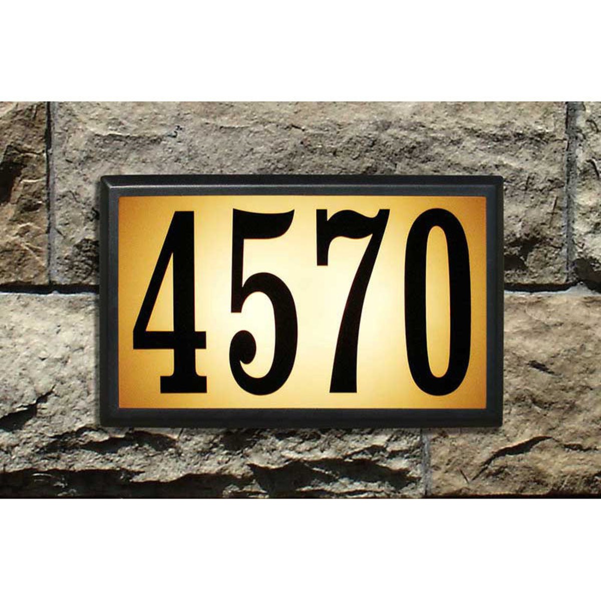 Address sign light