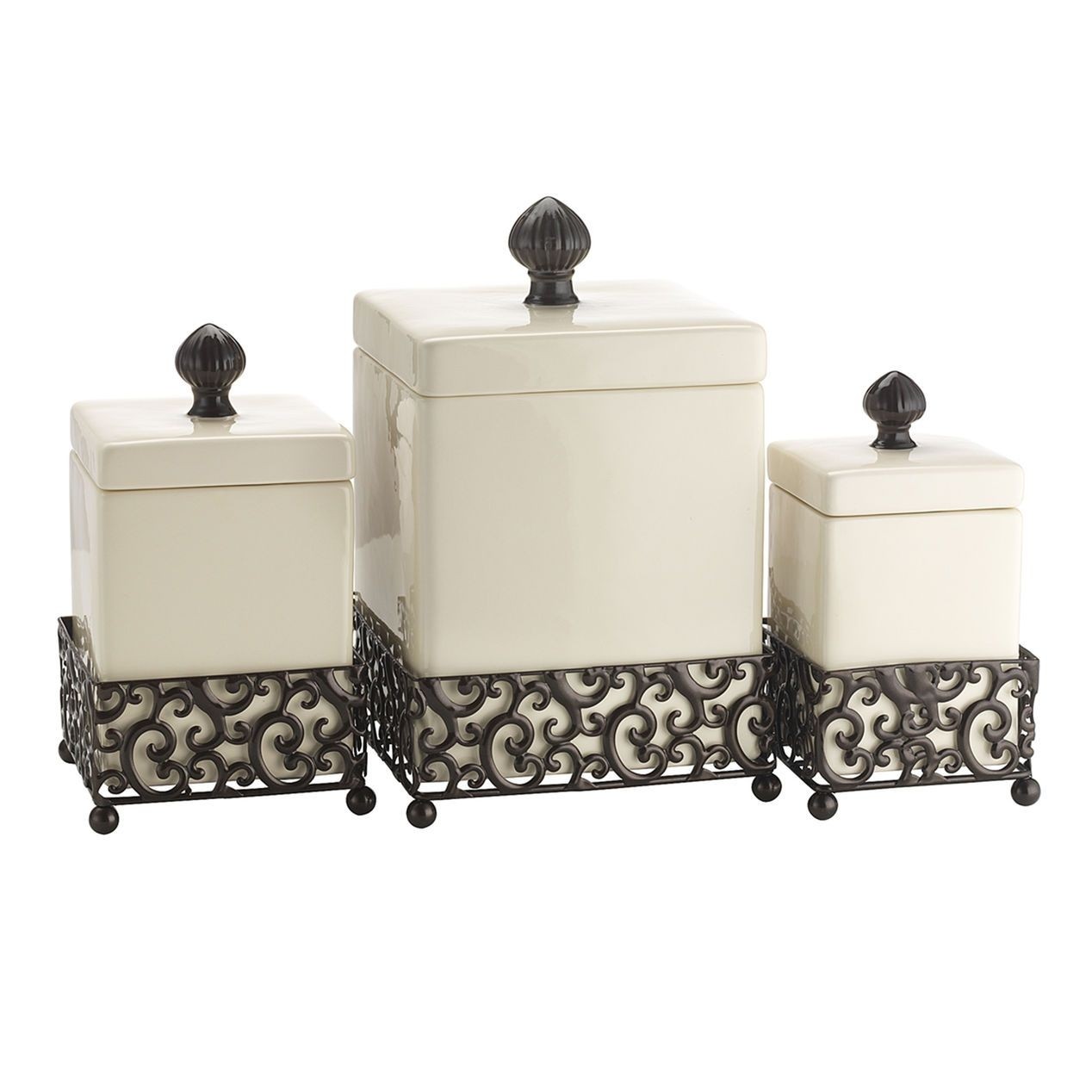 Ceramic canisters sets for the kitchen 12