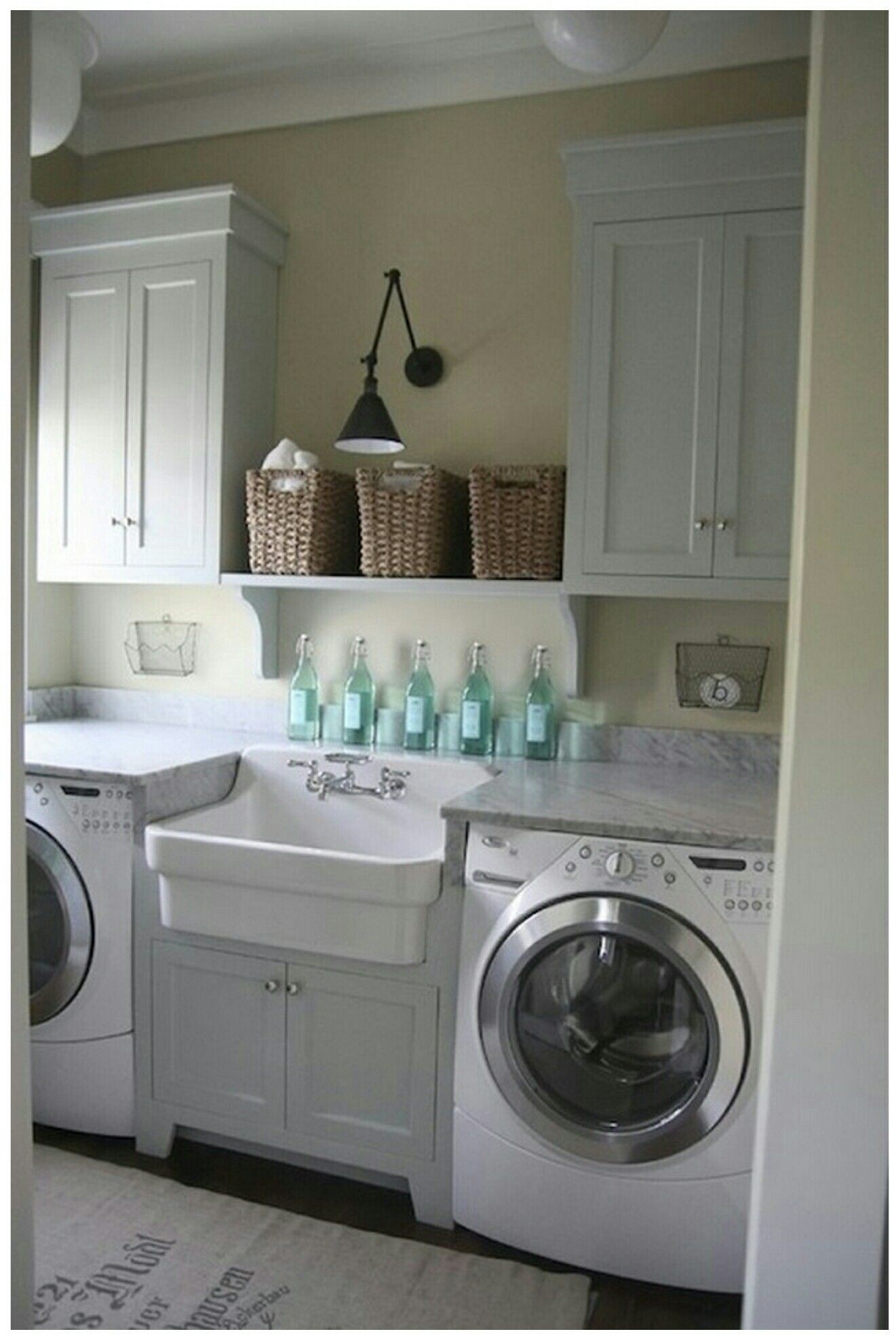 Ceramic laundry trough