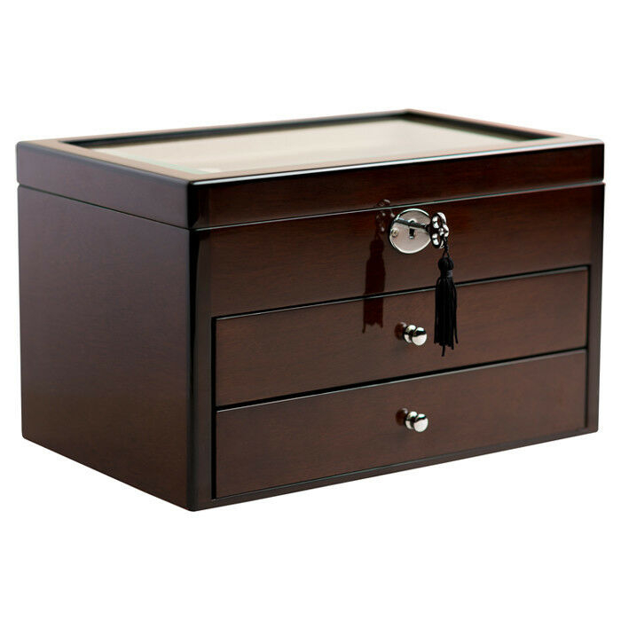 Dark wood box