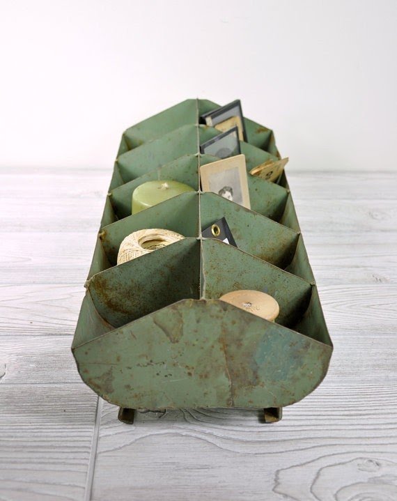 Decorative metal storage bins 6