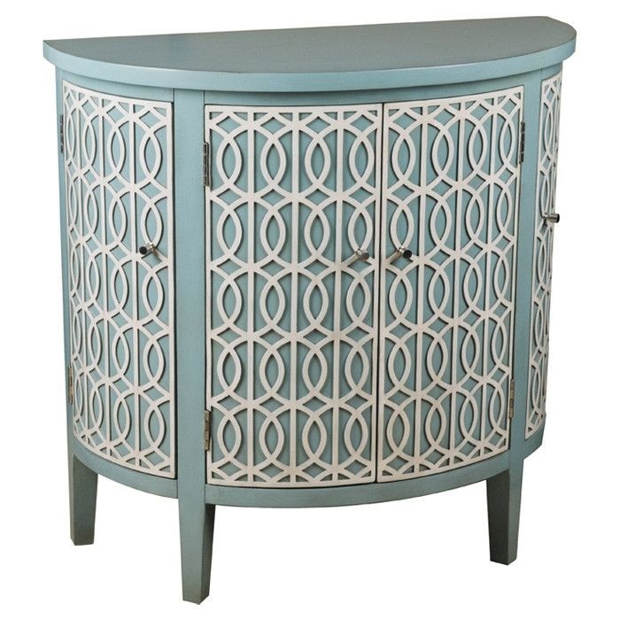 Demilune console chest 14