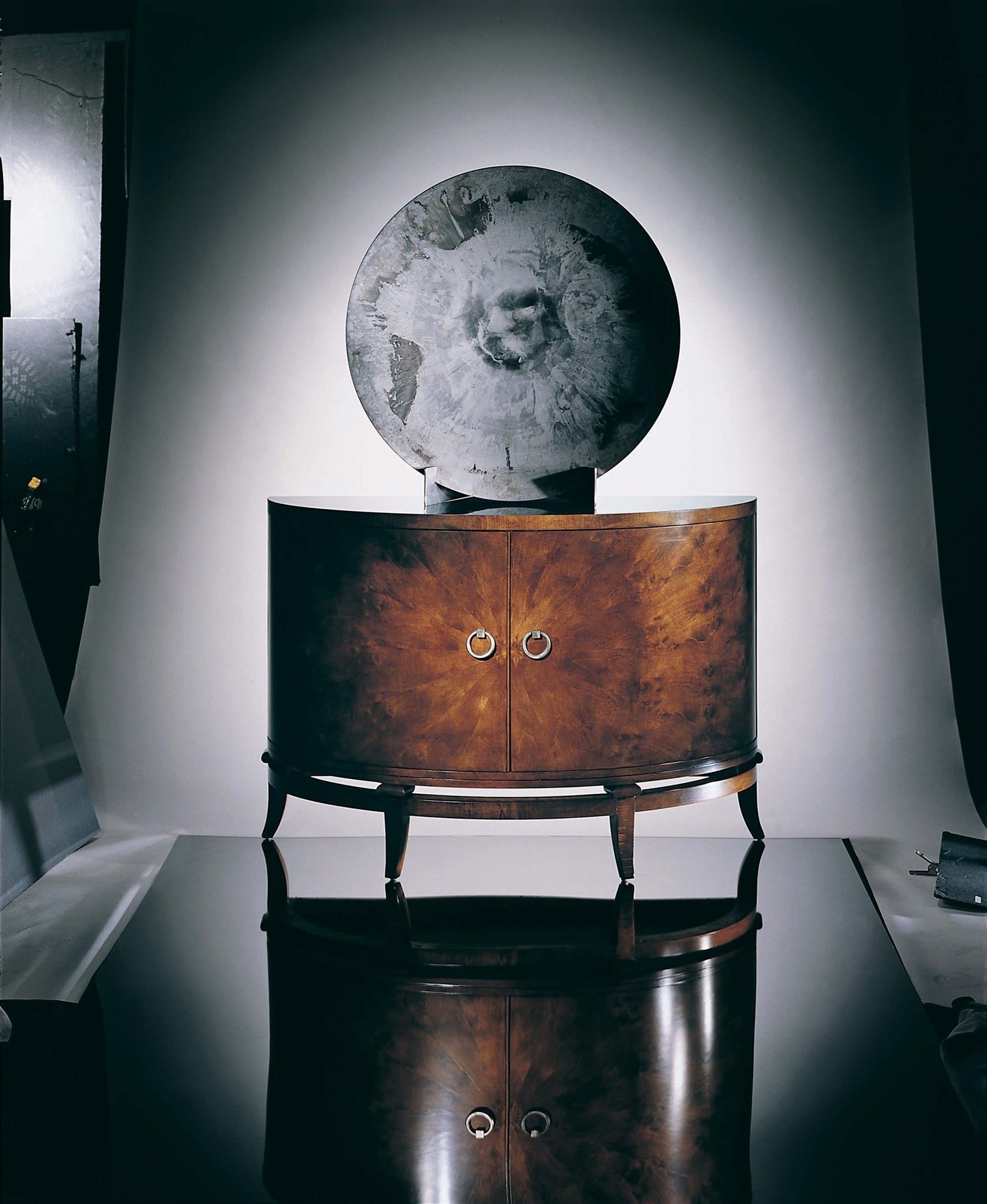 Demilune console chest 7